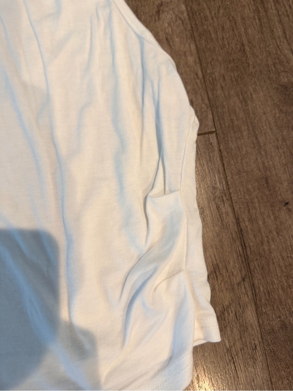 Cider Clean-Cut White Ribbed Tank - Picture 2 of 4